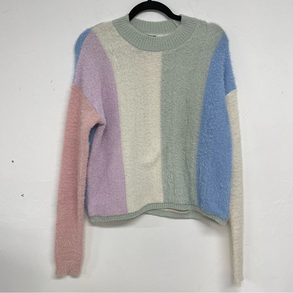 Wild Fable Multicolor Crew Neck Sweater